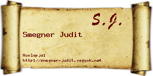 Smegner Judit névjegykártya